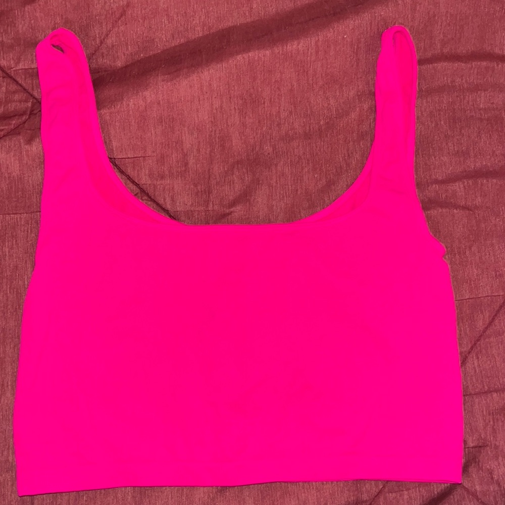 Free people bright pink tank top size XS/S